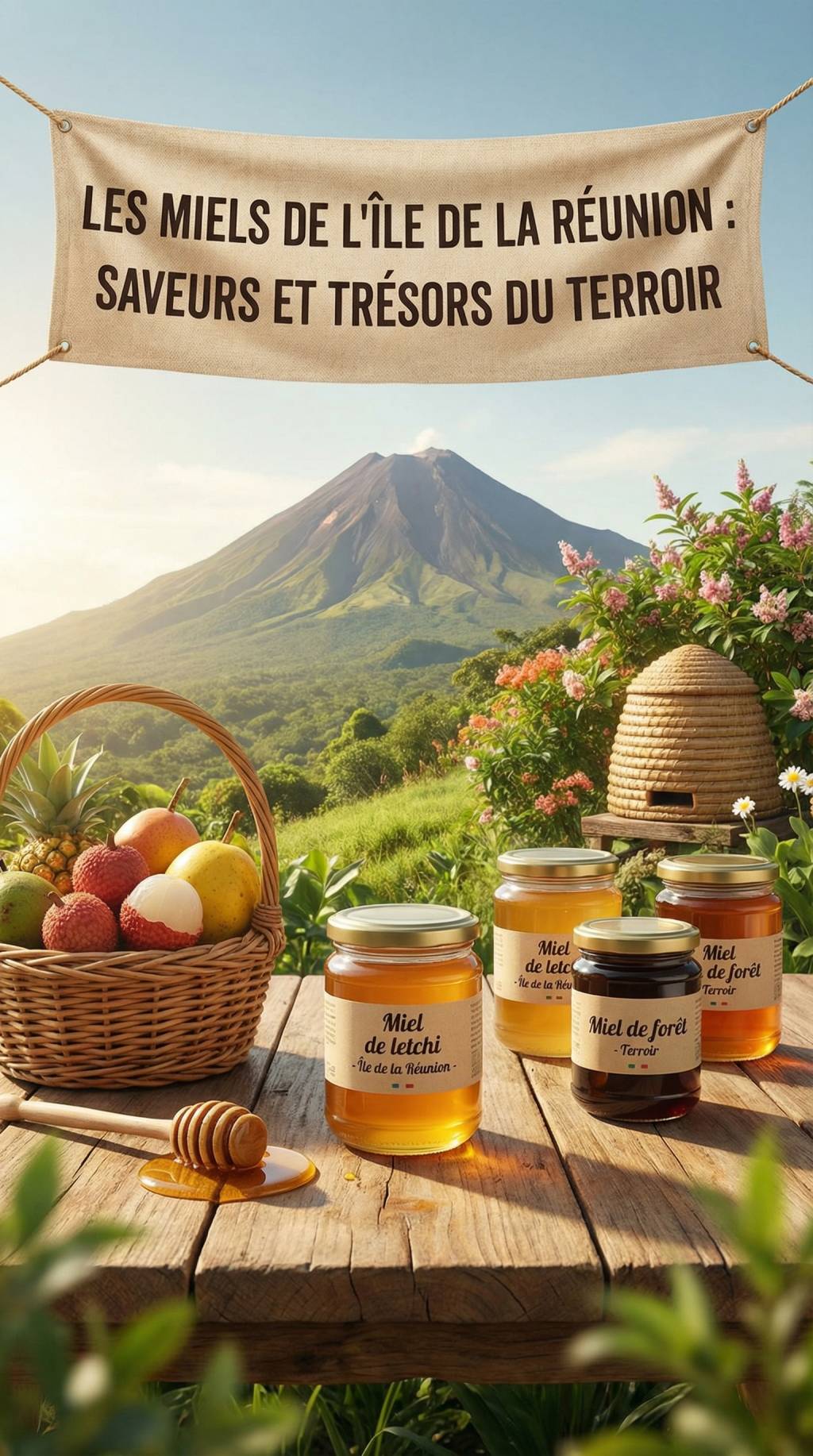 Les miels de l&rsquo;île de la Réunion : saveurs et trésors du terroir