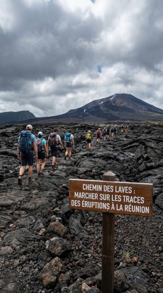 Chemin des laves : marcher sur les traces des éruptions à la Réunion