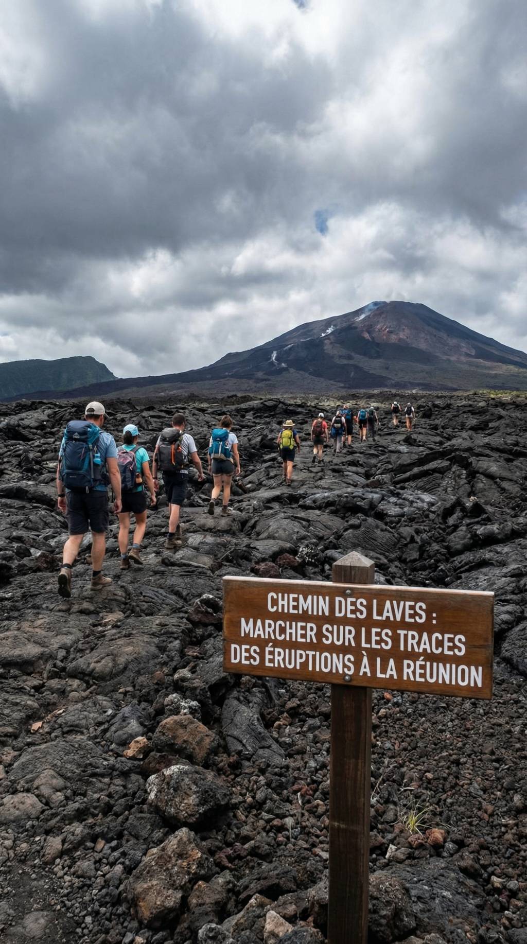 Chemin des laves : marcher sur les traces des éruptions à la Réunion
