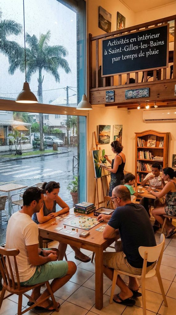 Que faire à Saint-Gilles-les Bains quand il pleut : idées d’activités à l’abri