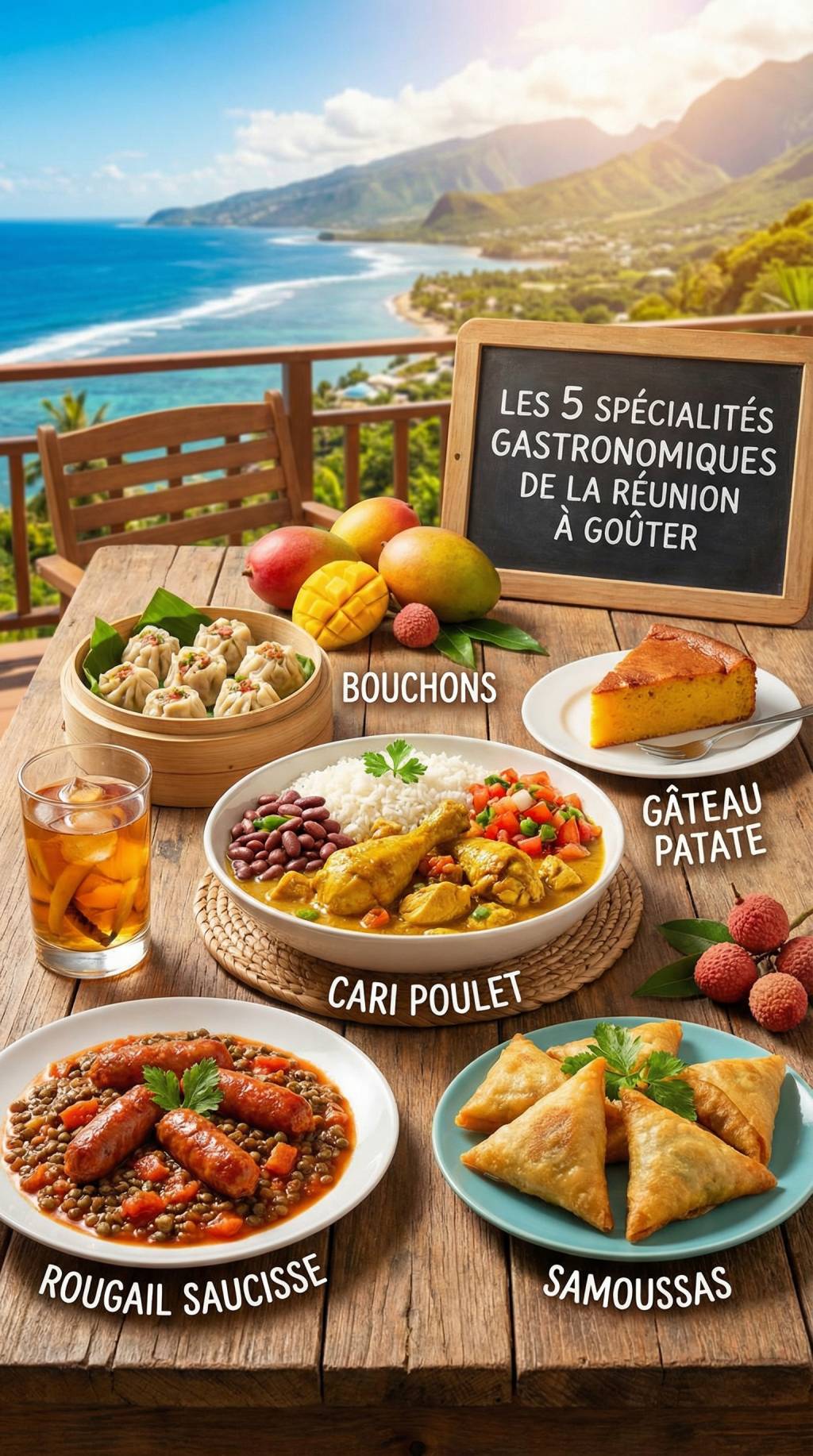 Quelles sont les 5 spécialités gastronomiques de la Réunion à goûter