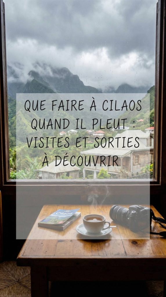 Que faire à Cilaos quand il pleut : visites et sorties à découvrir