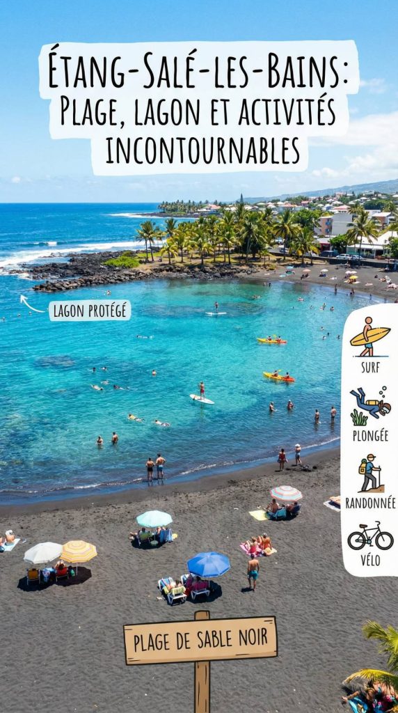 Etang-salé les bains : plage, lagon et activités à ne pas manquer