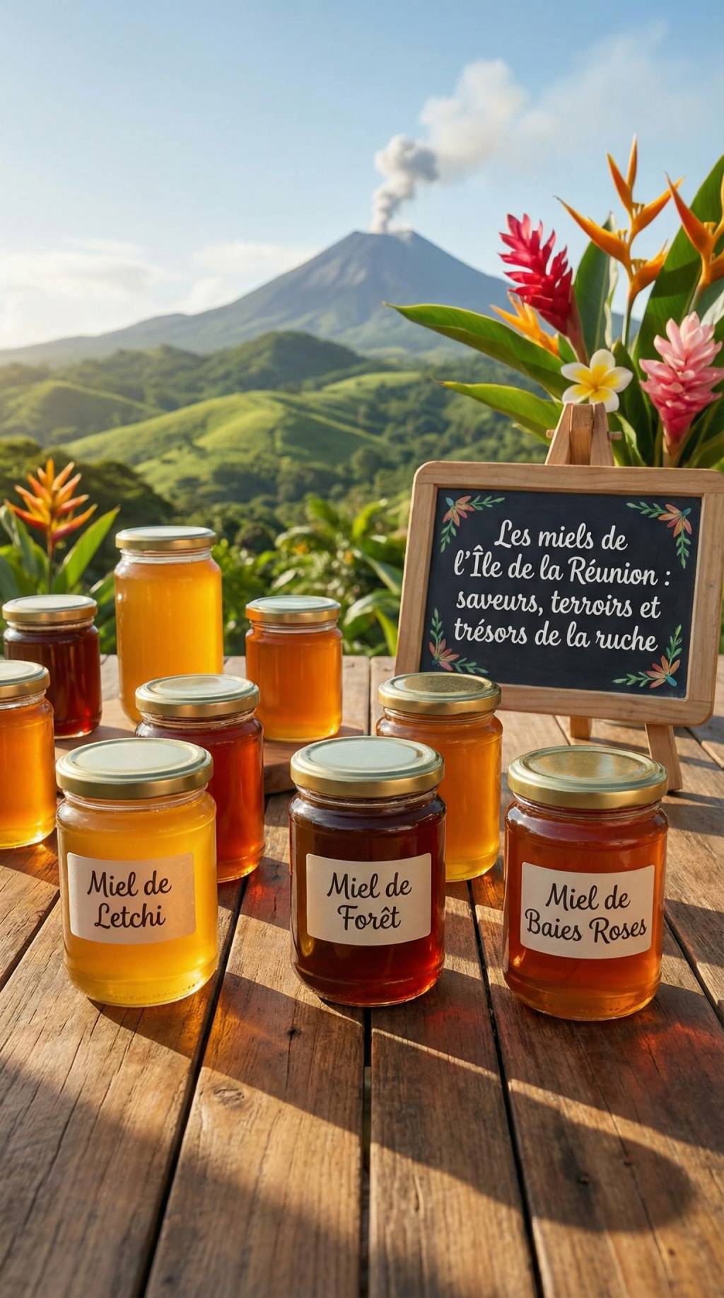 Les miels de l&rsquo;Ile de la Réunion : saveurs, terroirs et trésors de la ruche